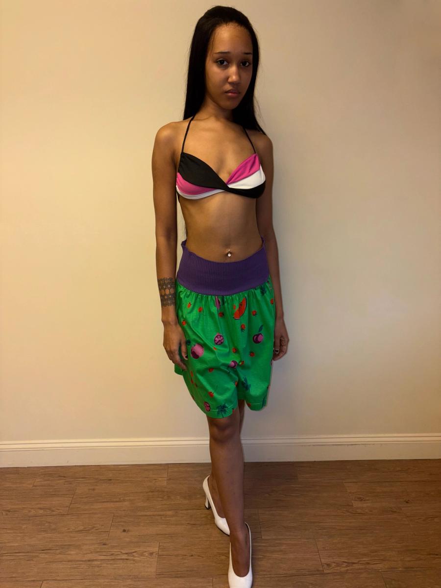 80s Ungaro Fruit Print Shorts product image