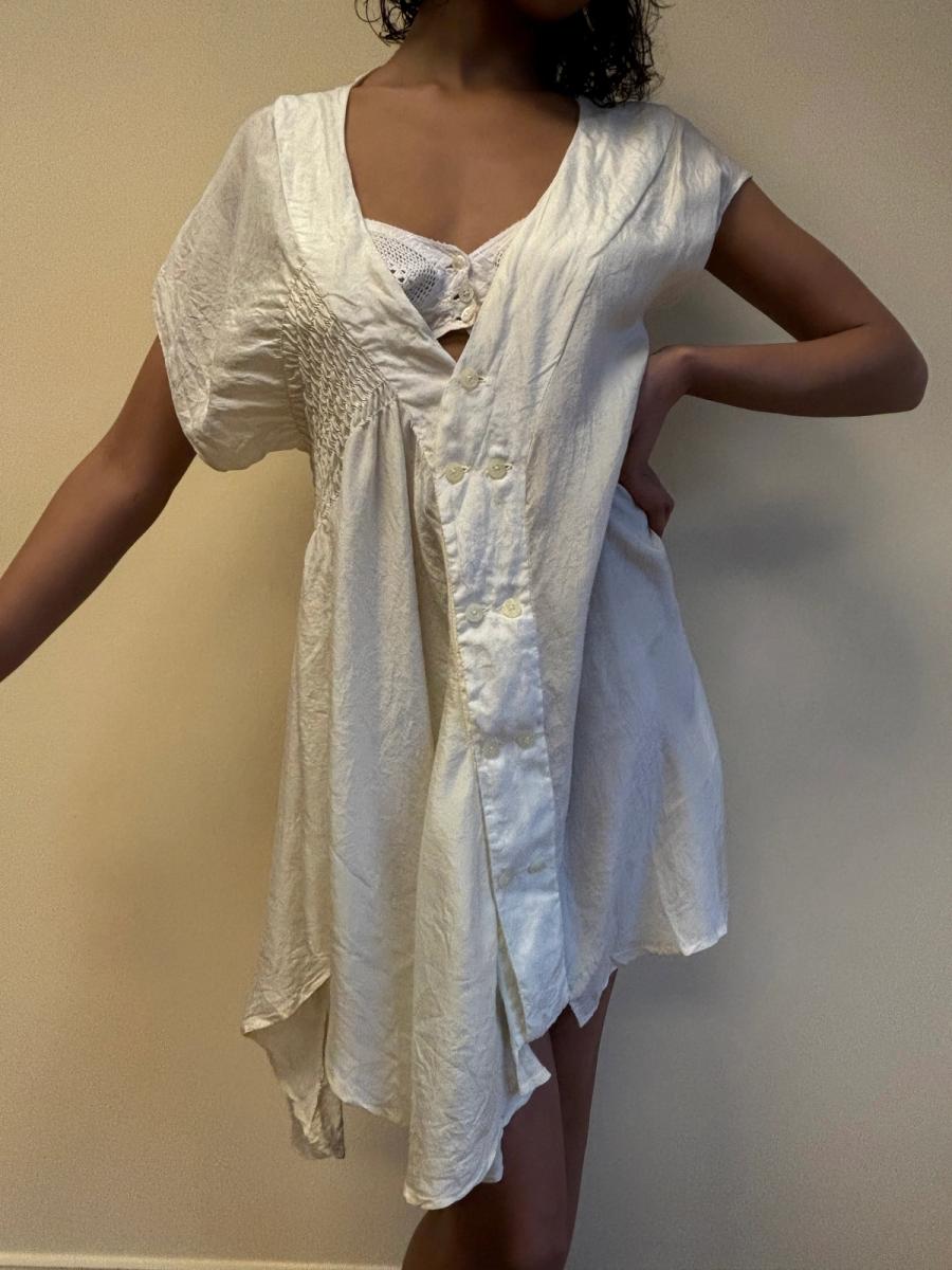 Marjan Pejoski Pale Yellow Babydoll Dress product image