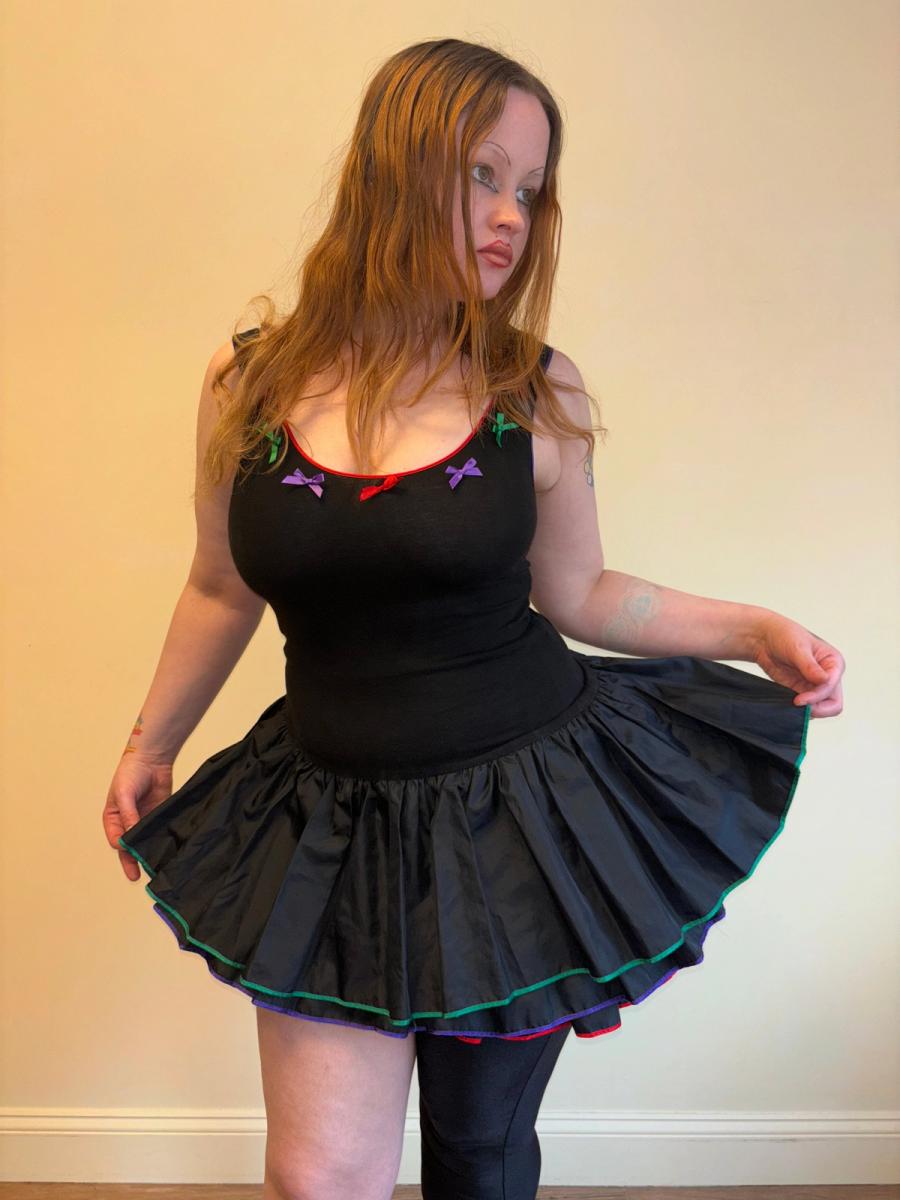 80s Lolita Lempicka Bow Dress product image