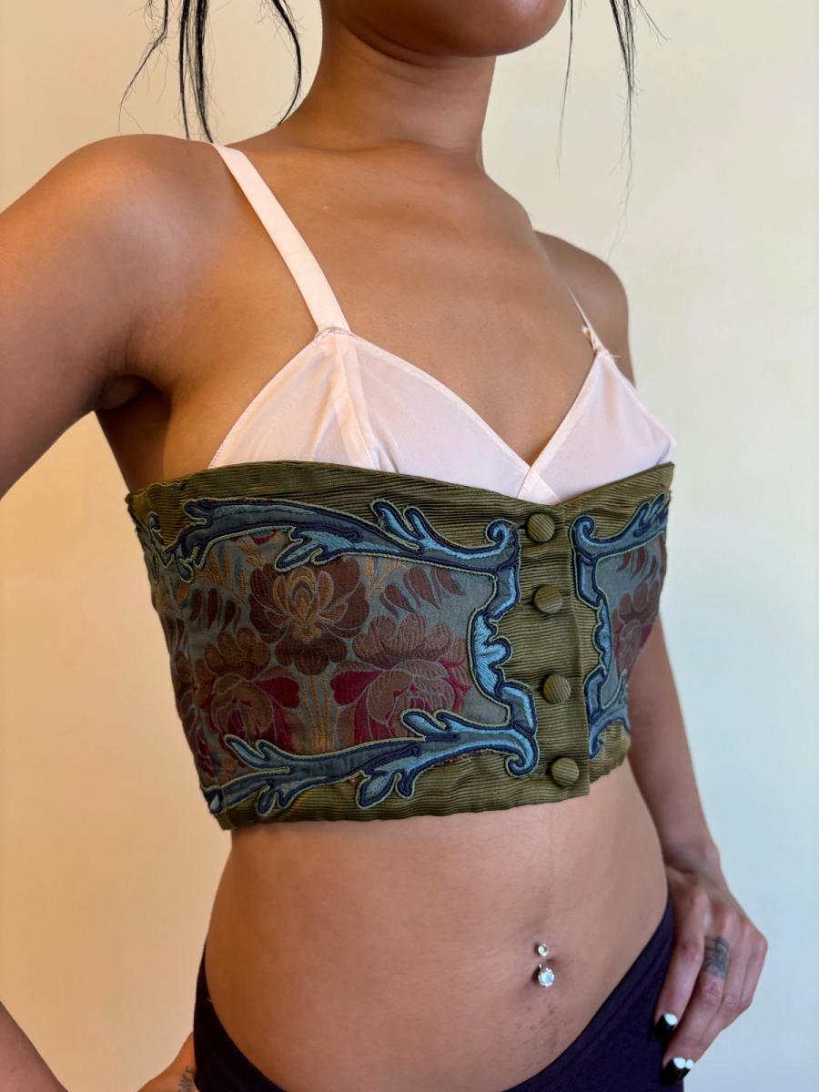 1990 Romeo Gigli Brocade Bandeau product image