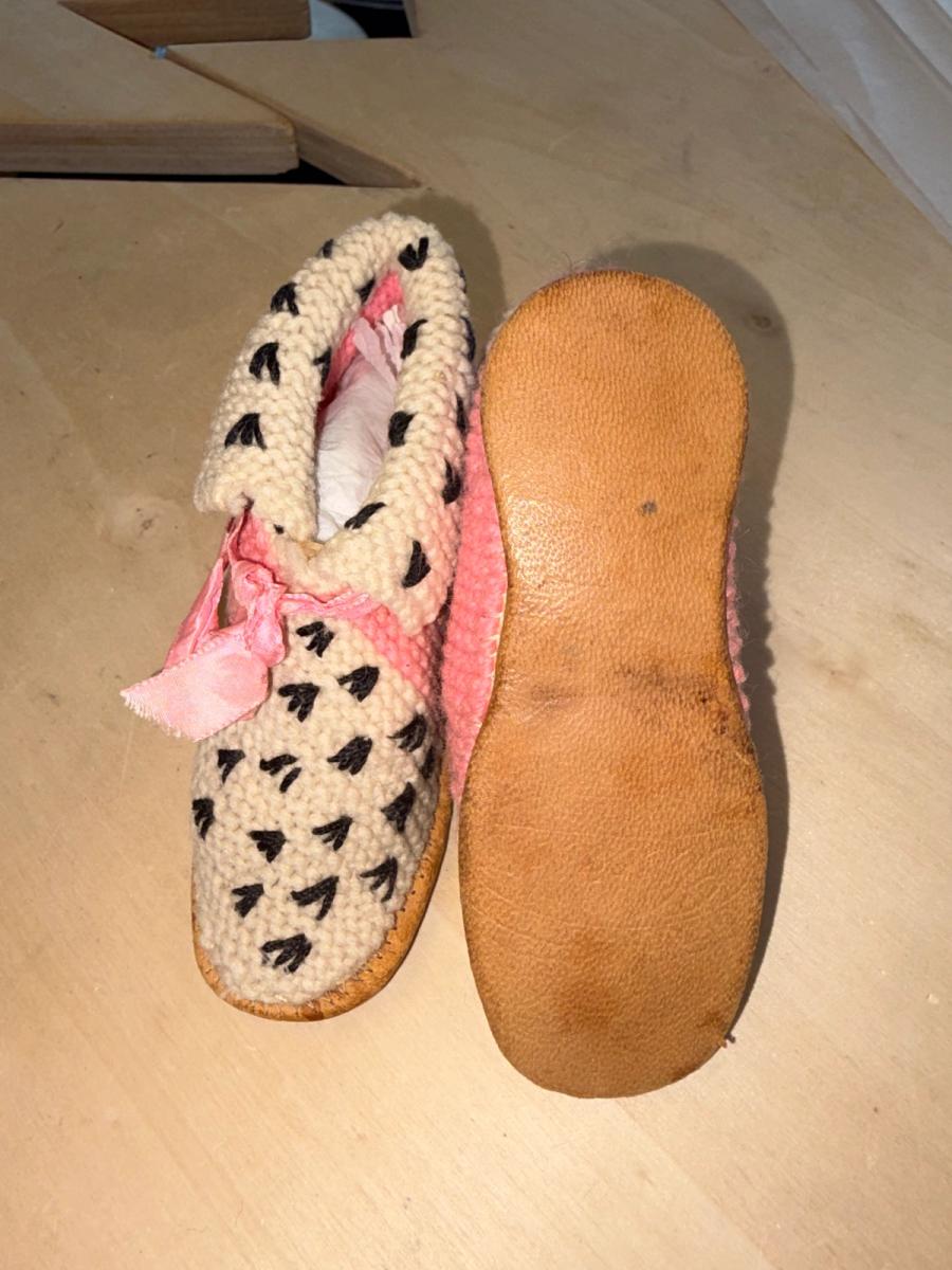 Victorian Knit Ermine Baby Boots product image