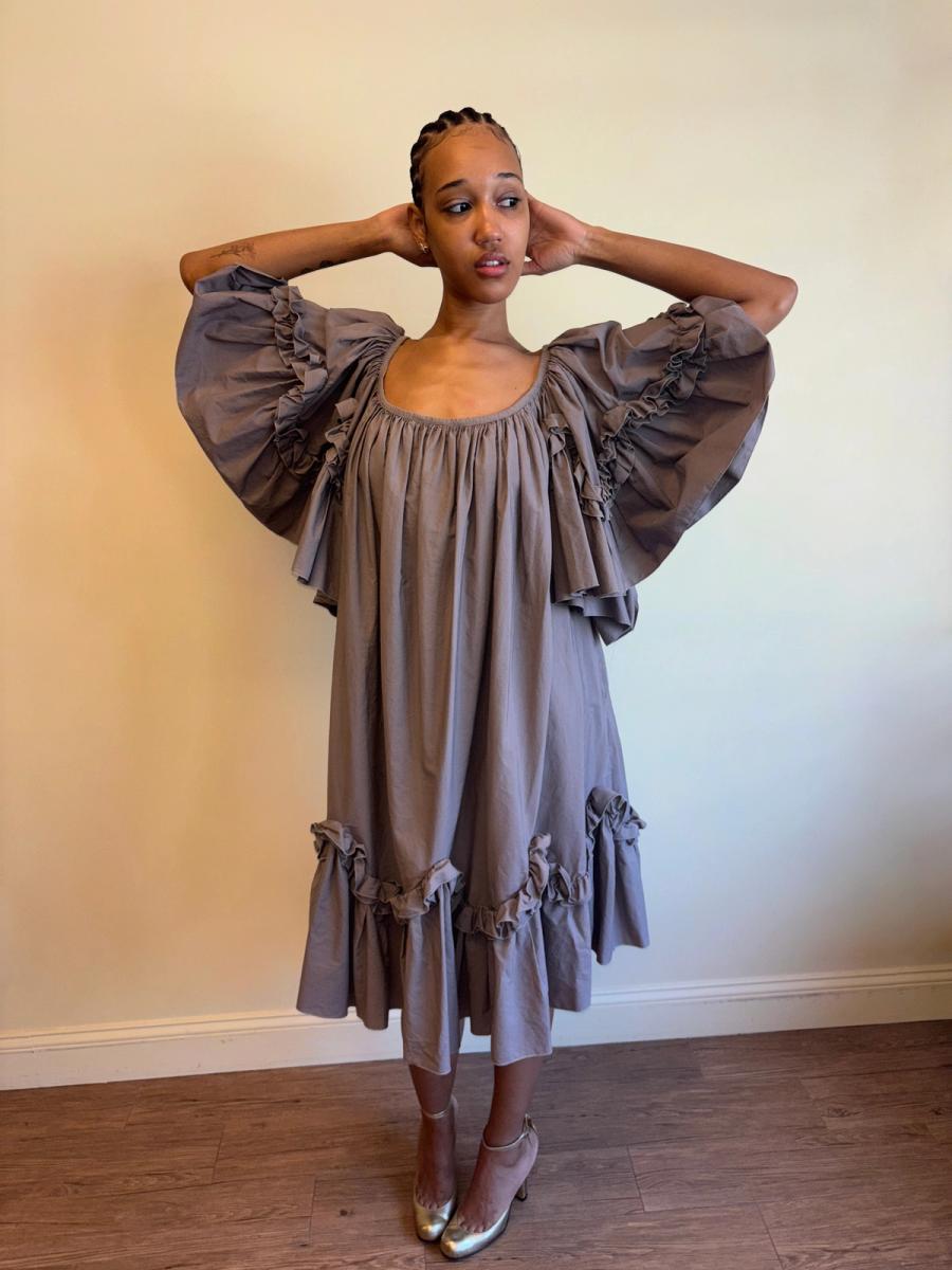 Vintage Chantal Thomass Ruffle Trapeze Dress product image