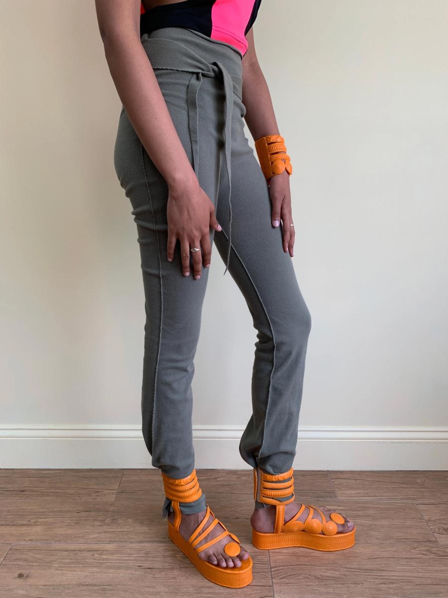 Vintage Issey Miyake A-POC Green Pants product image