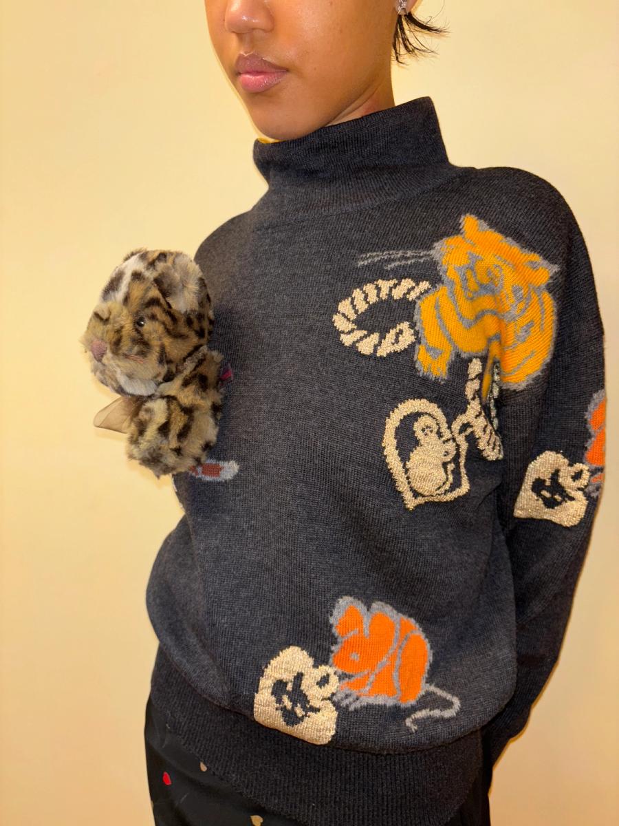 Wonderful World Cheetah Teddy Brooch product image