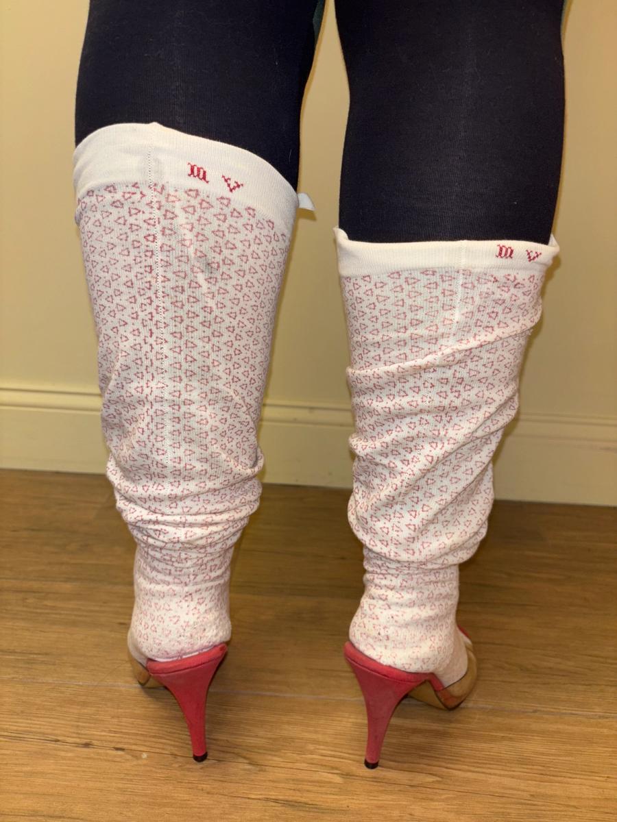 1890s Triangle Print Louvre Stockings product image