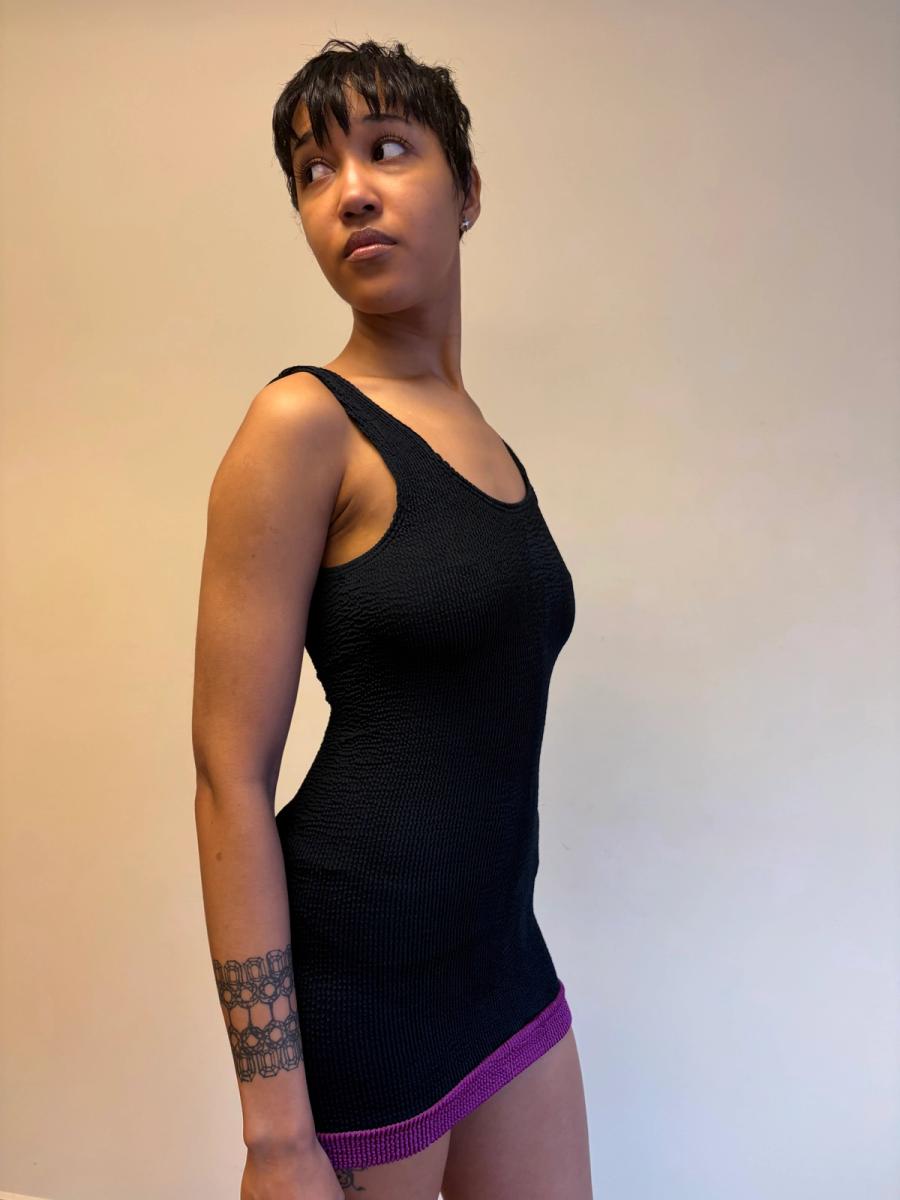 80s Liza Bruce Navy & Fuchsia Set product image