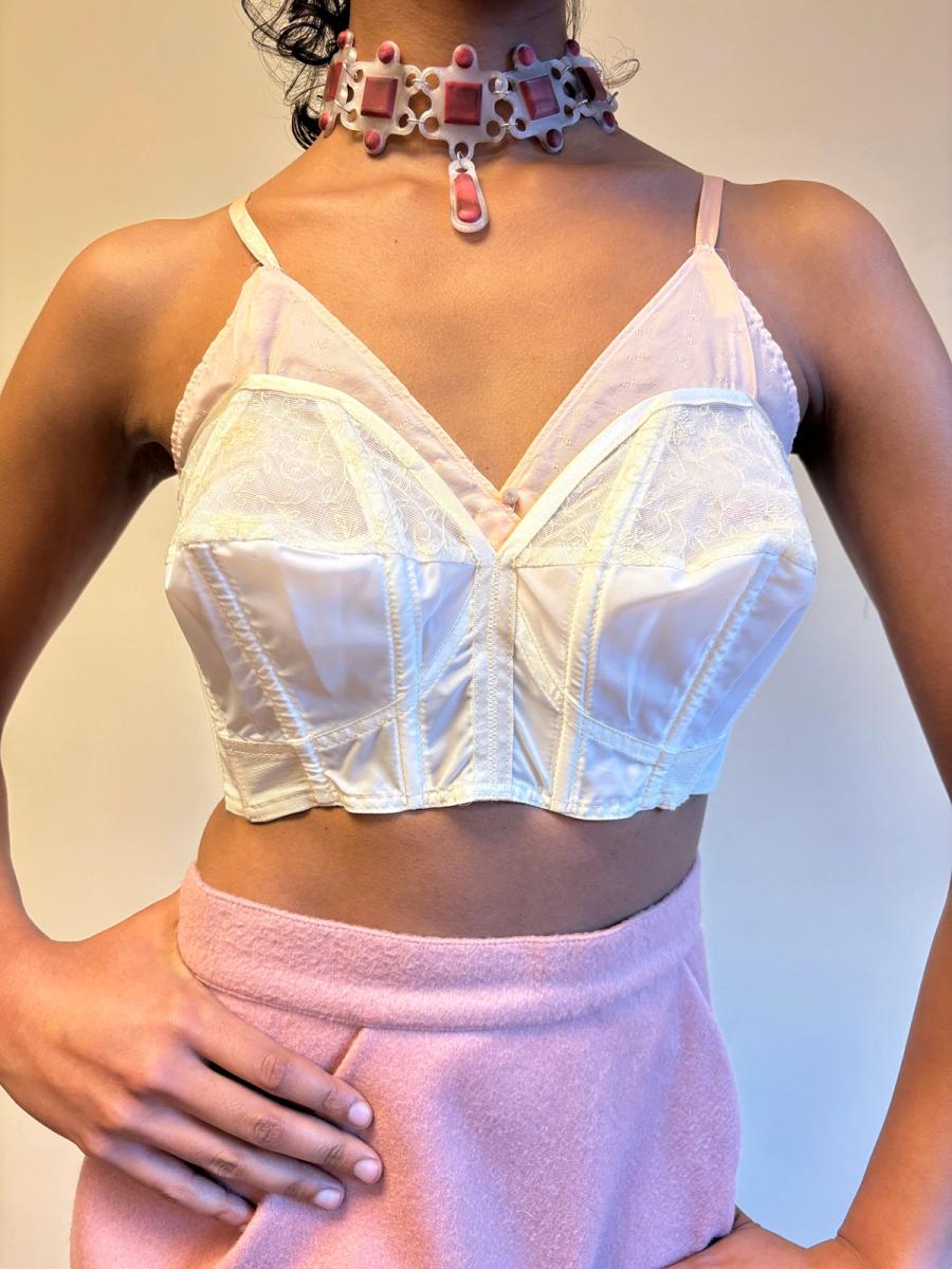 1950s Boned Strapless Bra product image