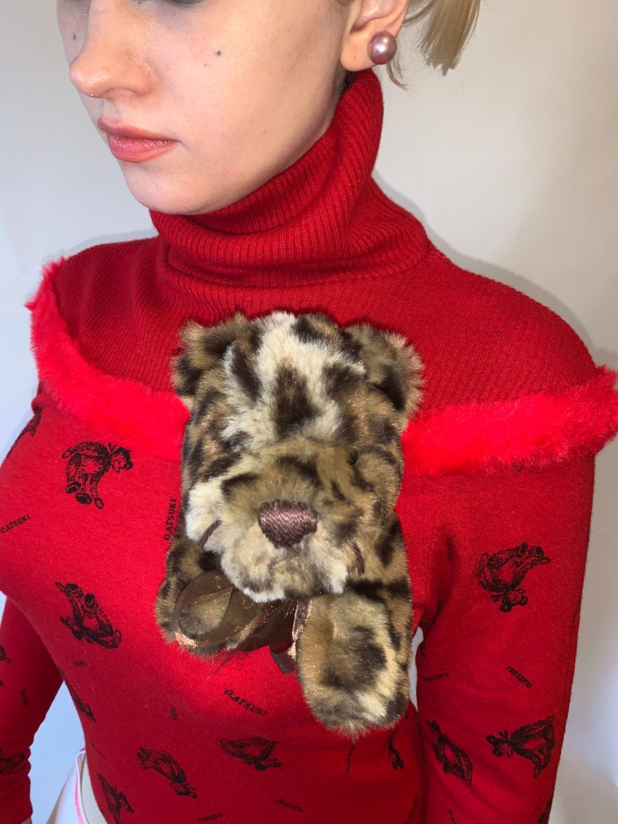 Wonderful World- Kaneko Isao Cheetah Teddy Brooch product image