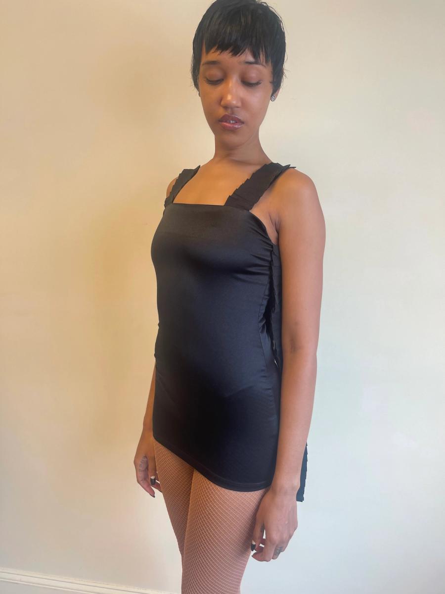 Emilio Cavallini Deadstock Micro-Mini Dress With Cape product image