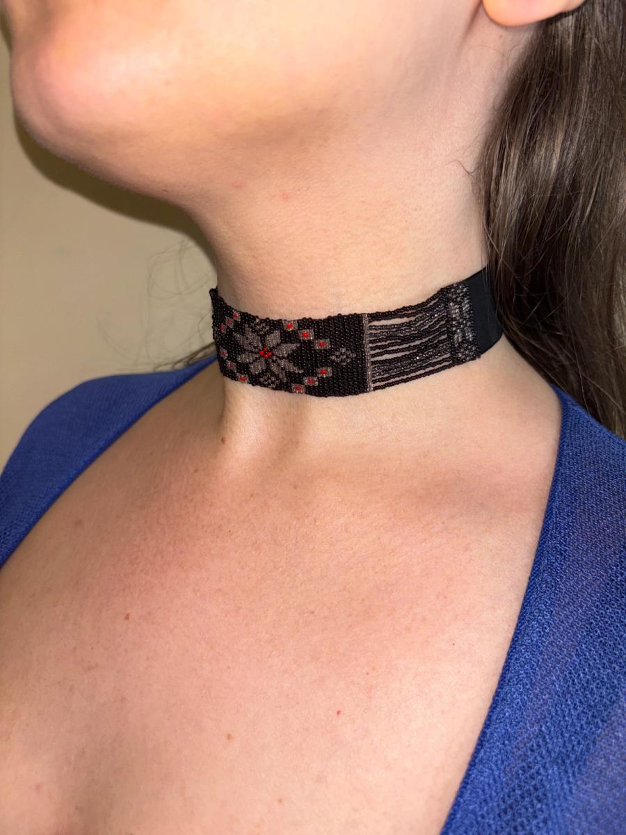 1920s Glass Beaded Choker product image