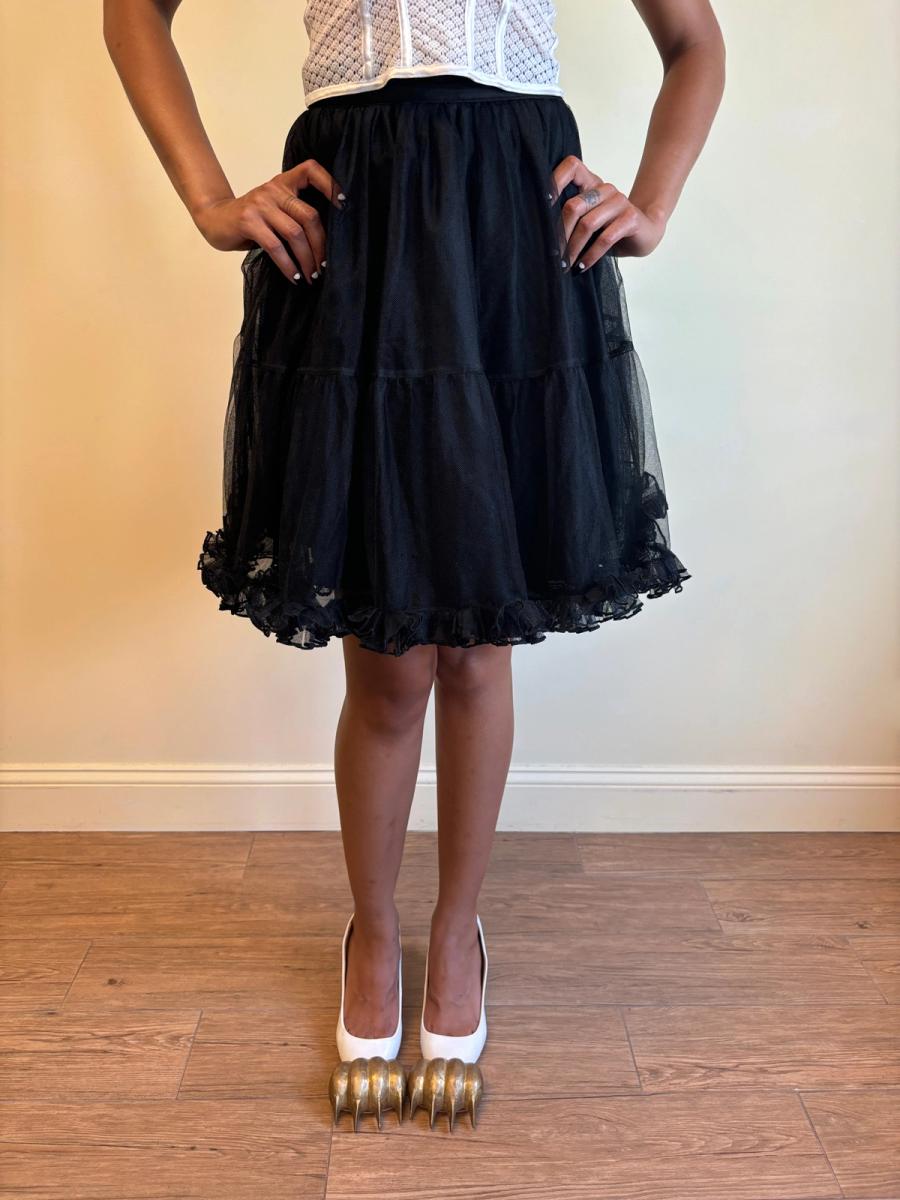 Vintage Chantal Thomass Tulle Bustle Skirt product image