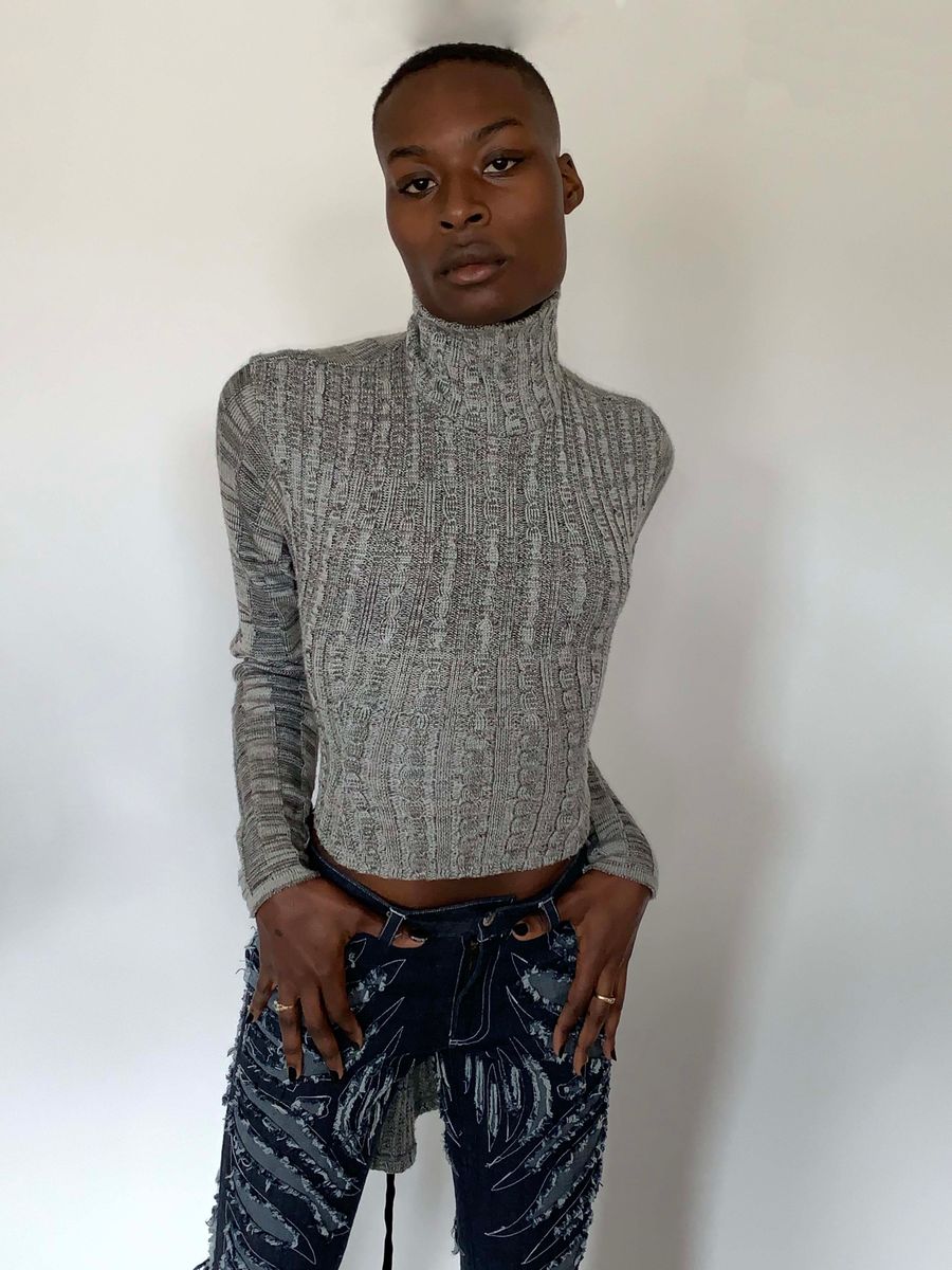 Condire Lace Up Sweater product image