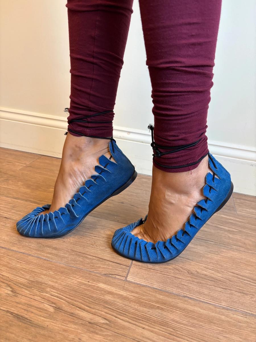 80s Norma Kamali Antique Style Sandals product image