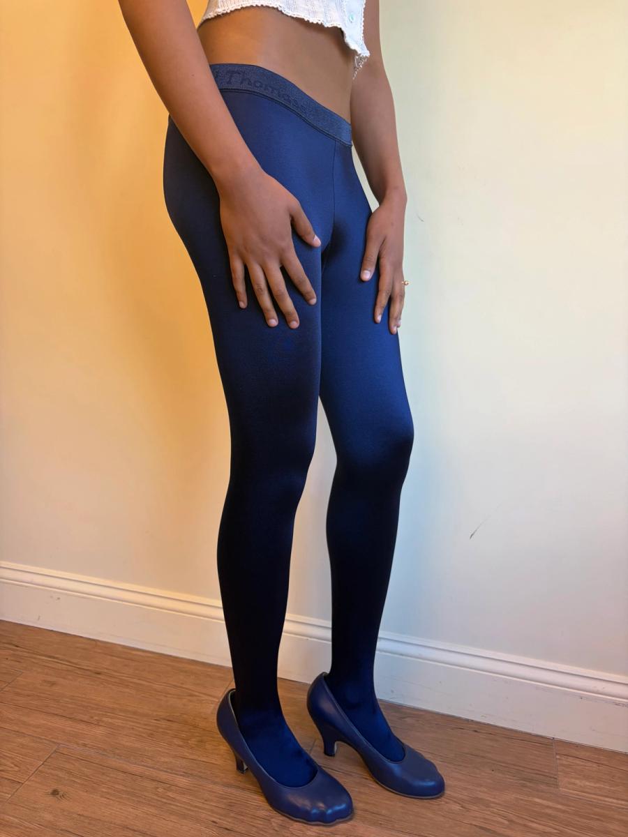 Chantal Thomass Blue Footed Backseam Leggings  product image