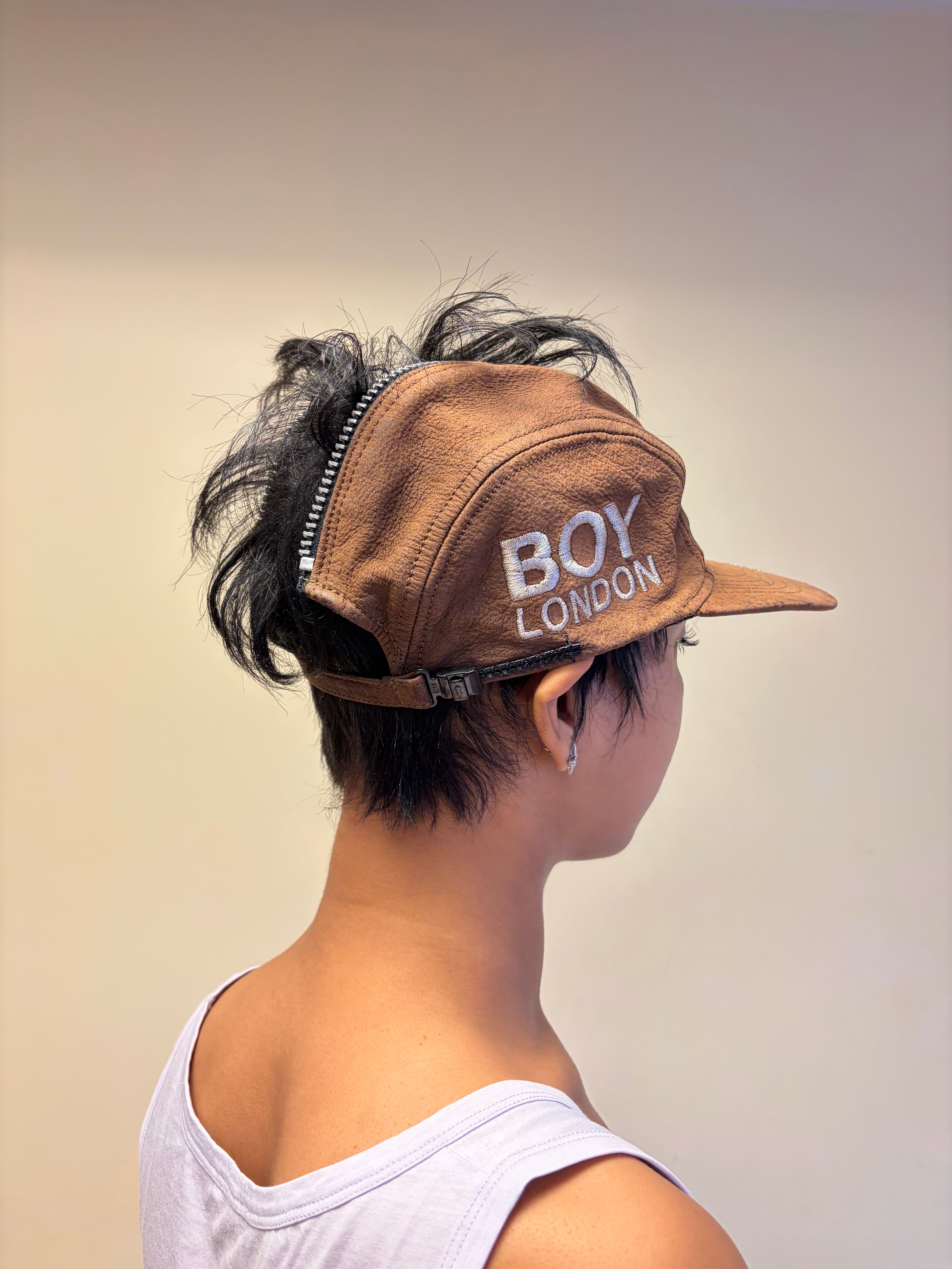 80s BOY London Zip Up Baseball Cap