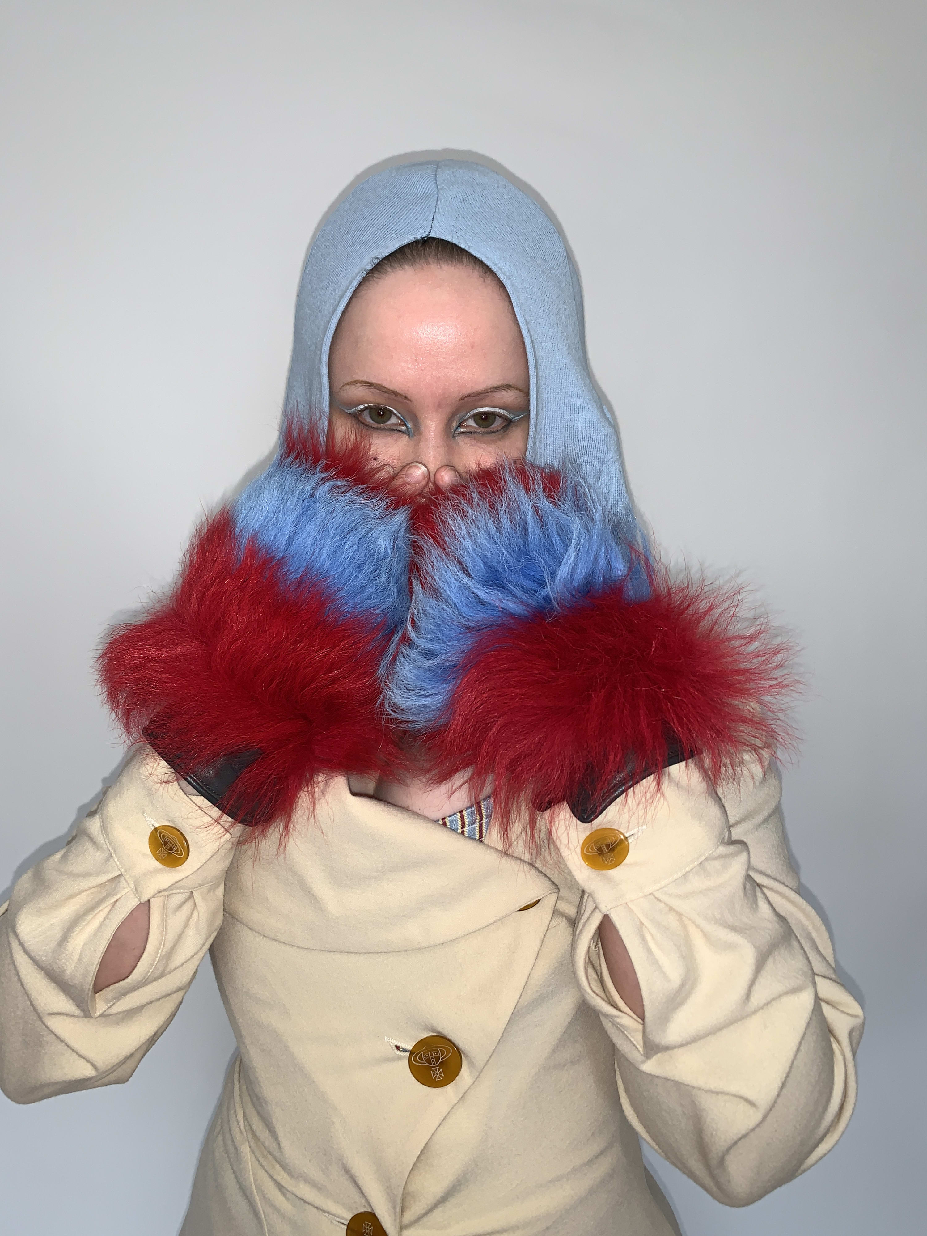 Vivienne Westwood フェイクファー ハンドウォーマー Vivienne Westwood Fingerless Fur Gloves