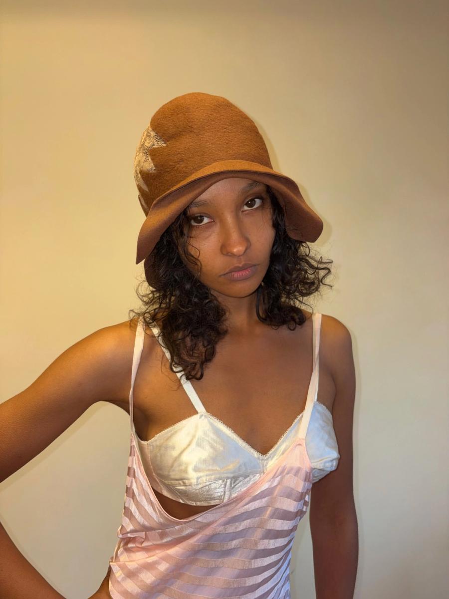 20s Lace Cutout Cloche Hat product image