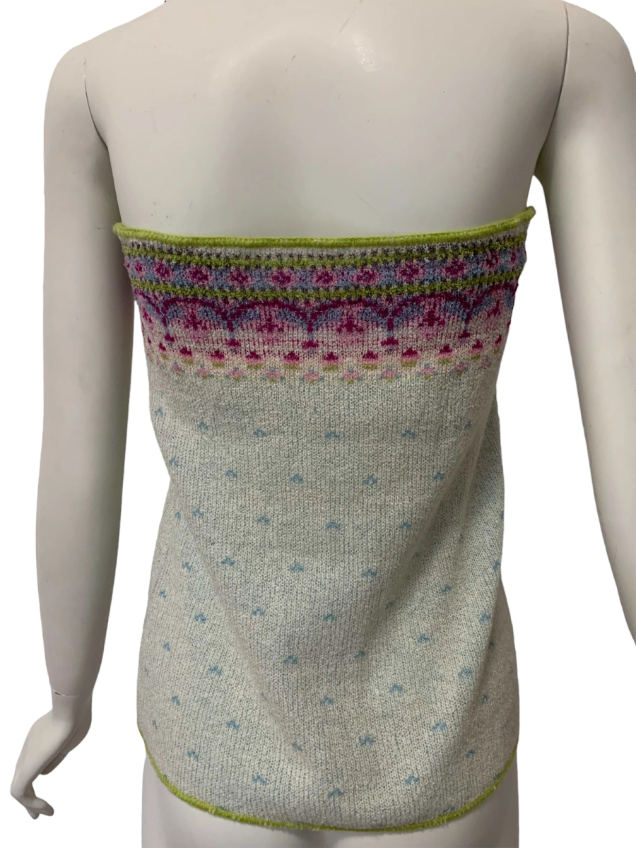 Bill Gibb Fair Isle Knit Tube Top  product image