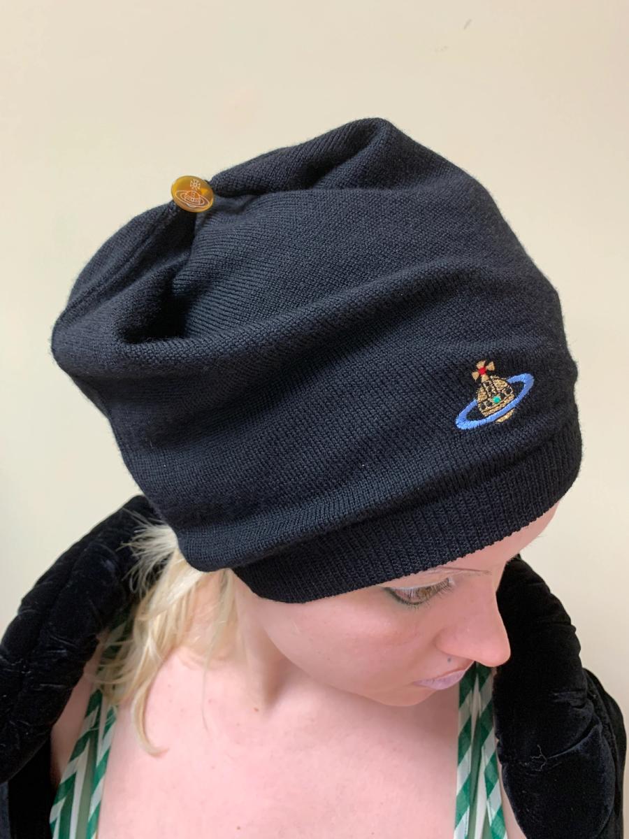 Vivienne Westwood 90s Knit Orb Cap with Button product image