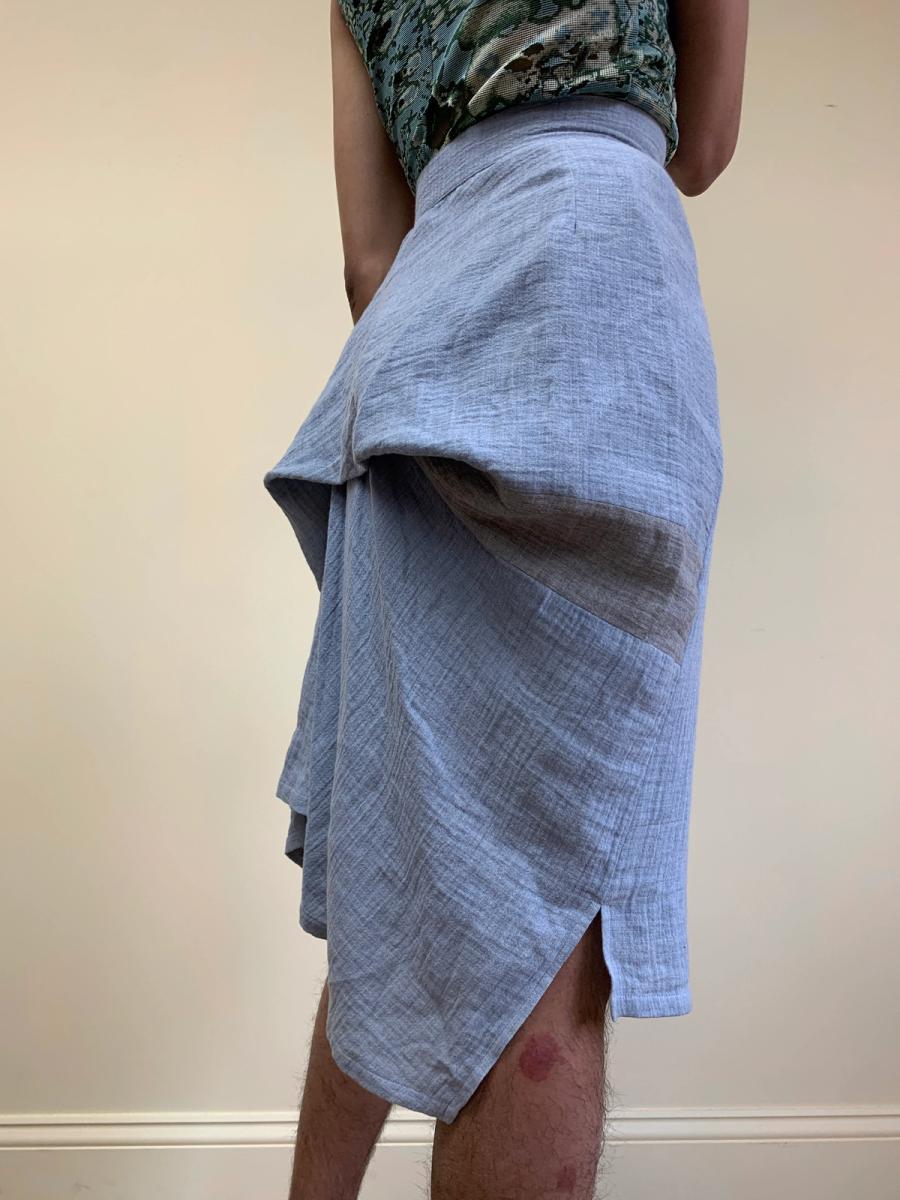 Freak of Psycho Muslin Bustle Skirt product image