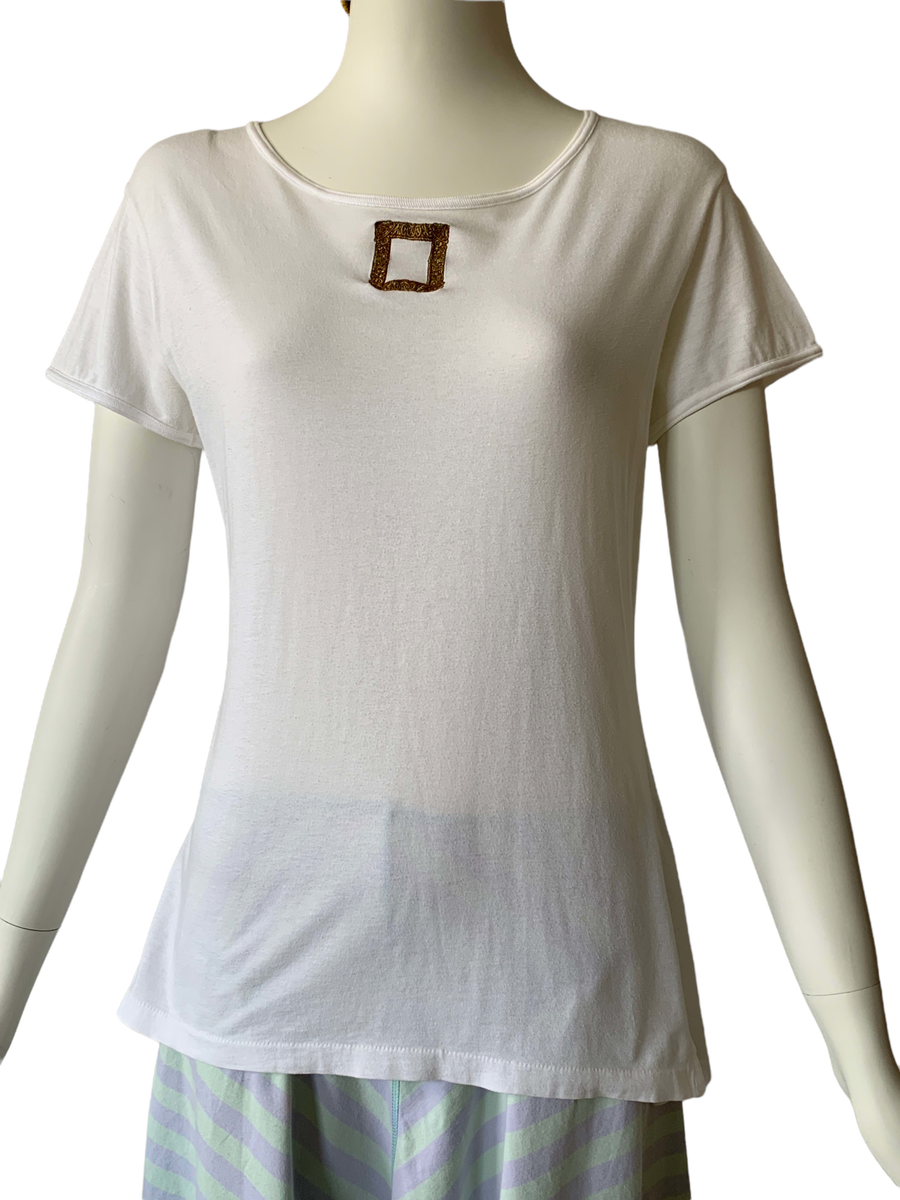 80s Vivienne Westwood Embroidered Frame Tee product image