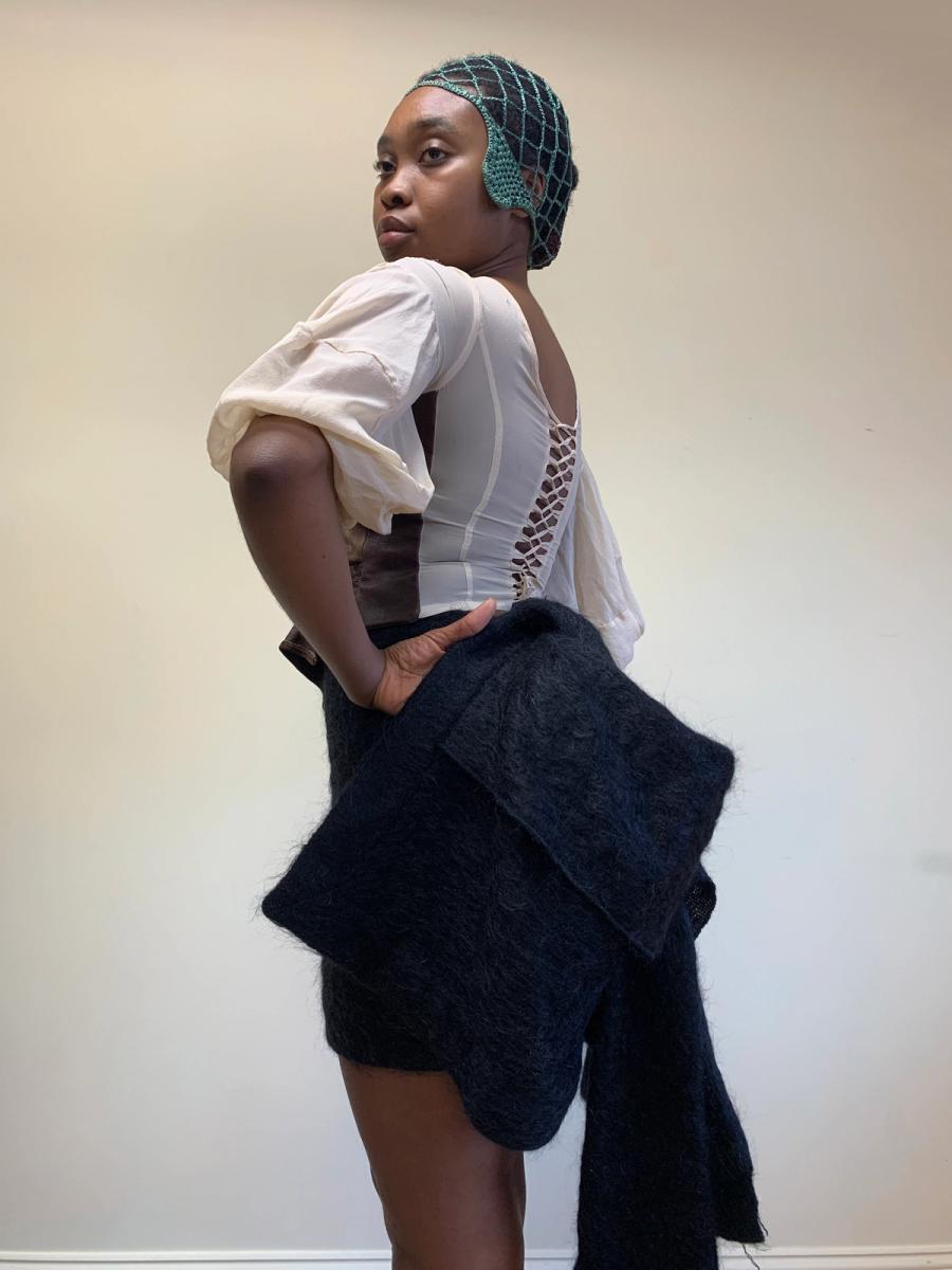 Vivienne Westwood 1992 Runway Mohair Bustle Skirt product image
