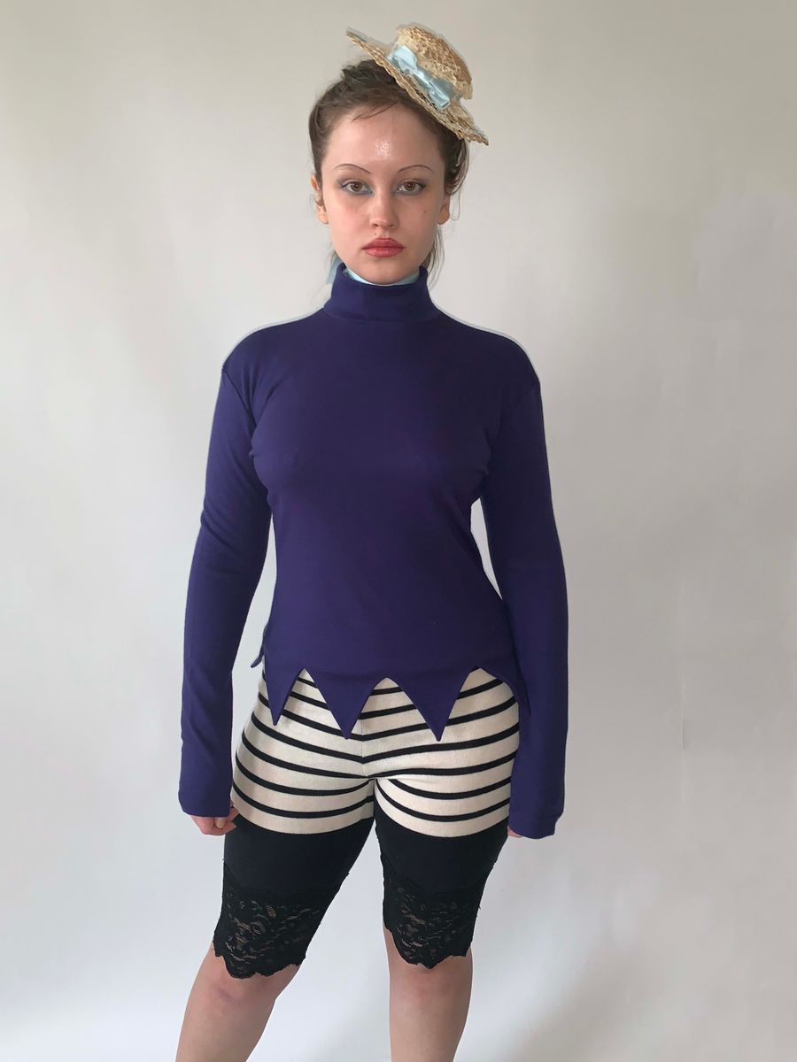 Chantal Thomass Mock Neck Knit with Fae Hem product image