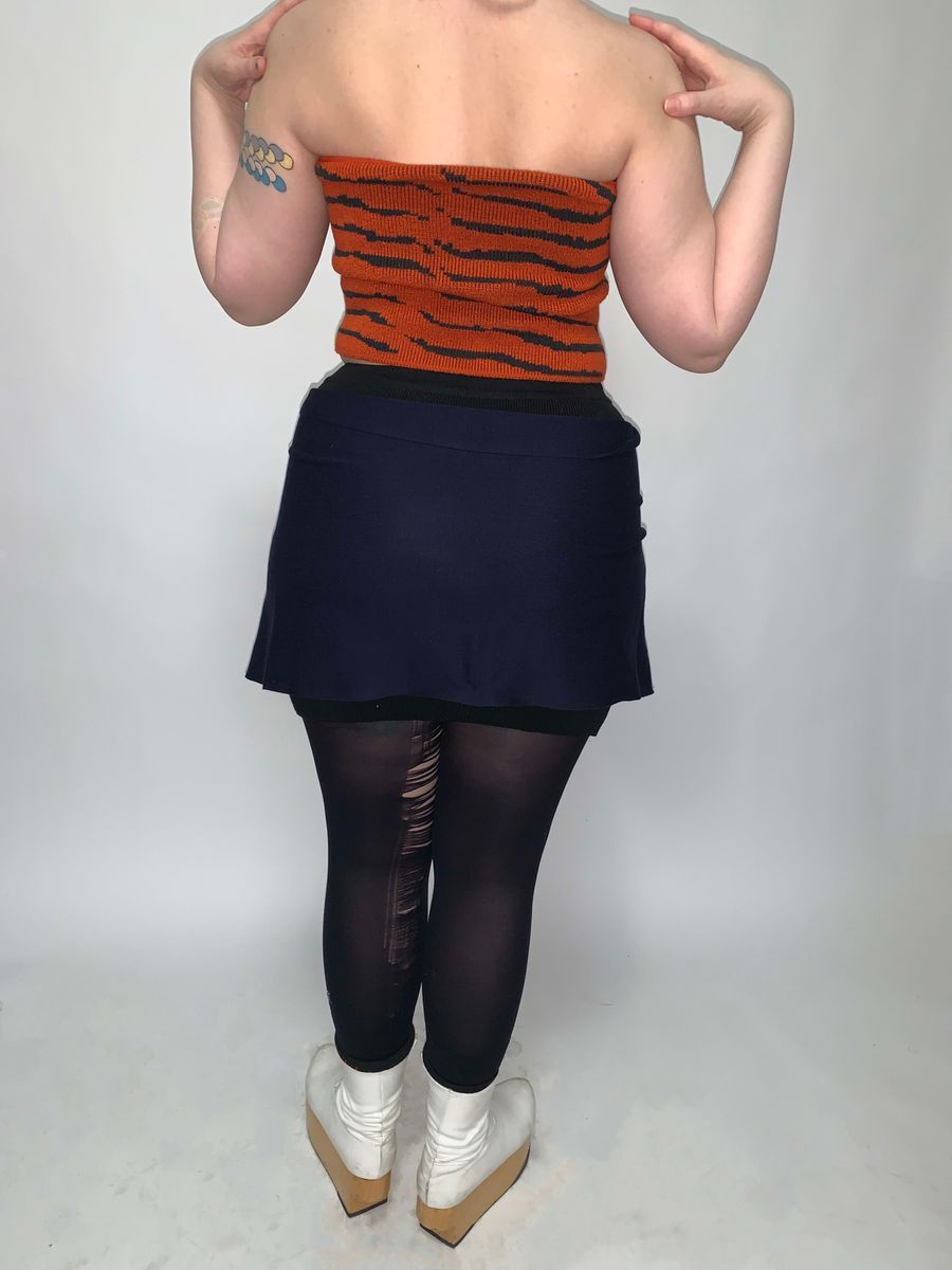 Vivienne Westwood Gold Label Button Knit Draped Mini product image