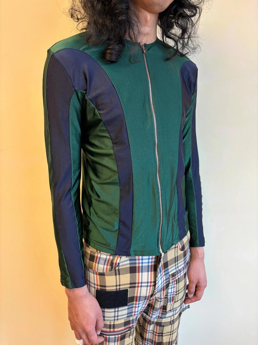 90s Junior Gaultier Green Jogging Zip Up product image