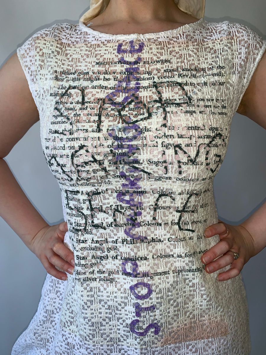 Nozomi Ishiguro "Stop Making Sense" Lace Minidress product image