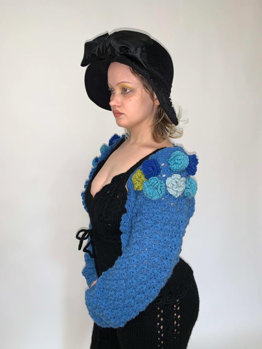 1980s Lolita Lempicka Dimensional Cardigan product image