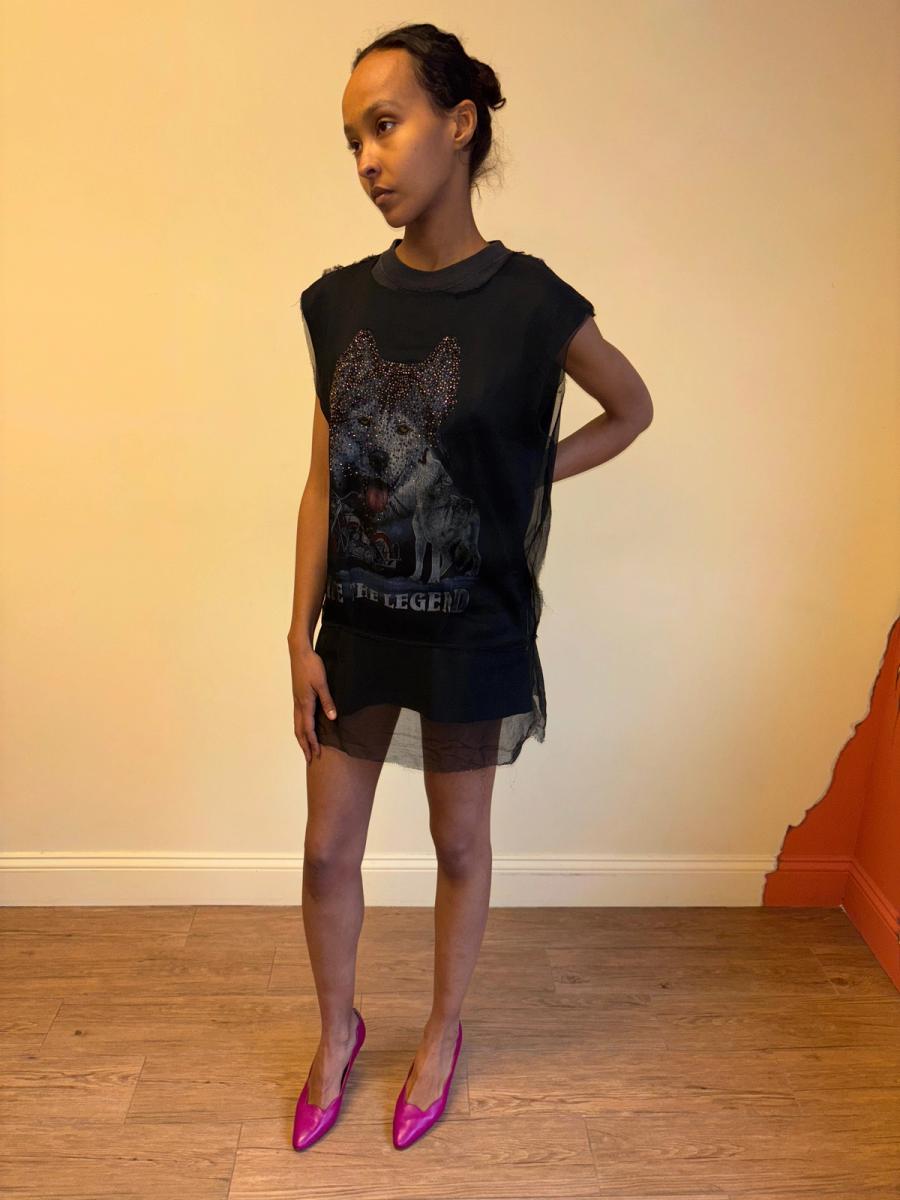 DryCleanOnly Beaded Wolf Dress product image