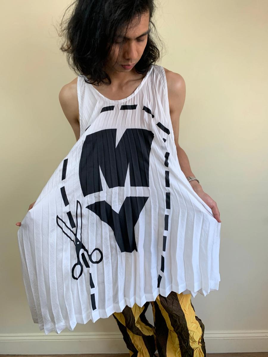 Bernhard Willhelm Pleated Scissor Dress product image