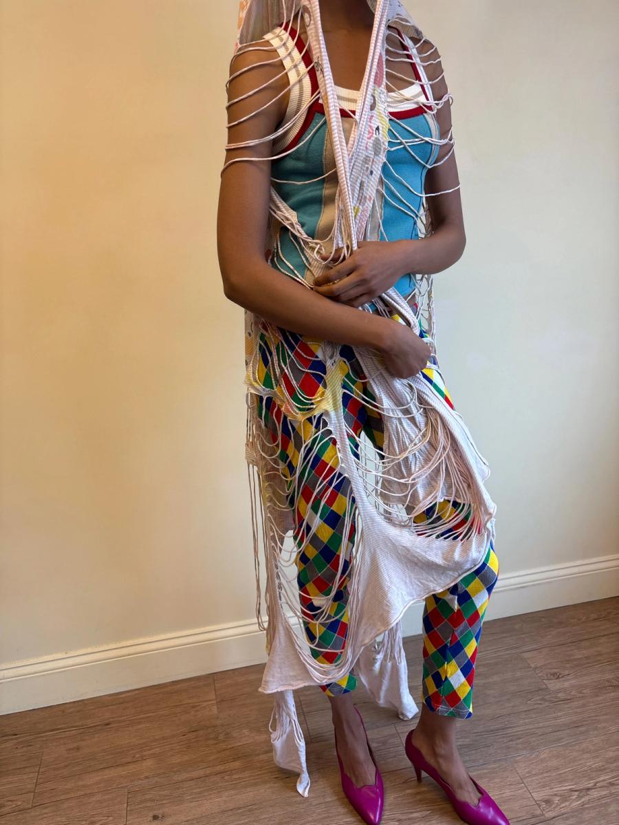 Nozomi Ishiguro Slashed Shawl product image