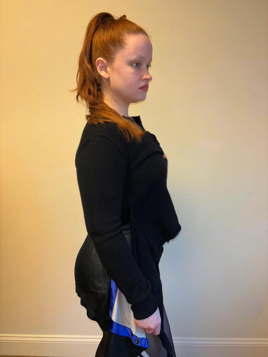 90s Jane Marple Dans Le Salon Cardigan With Ties product image