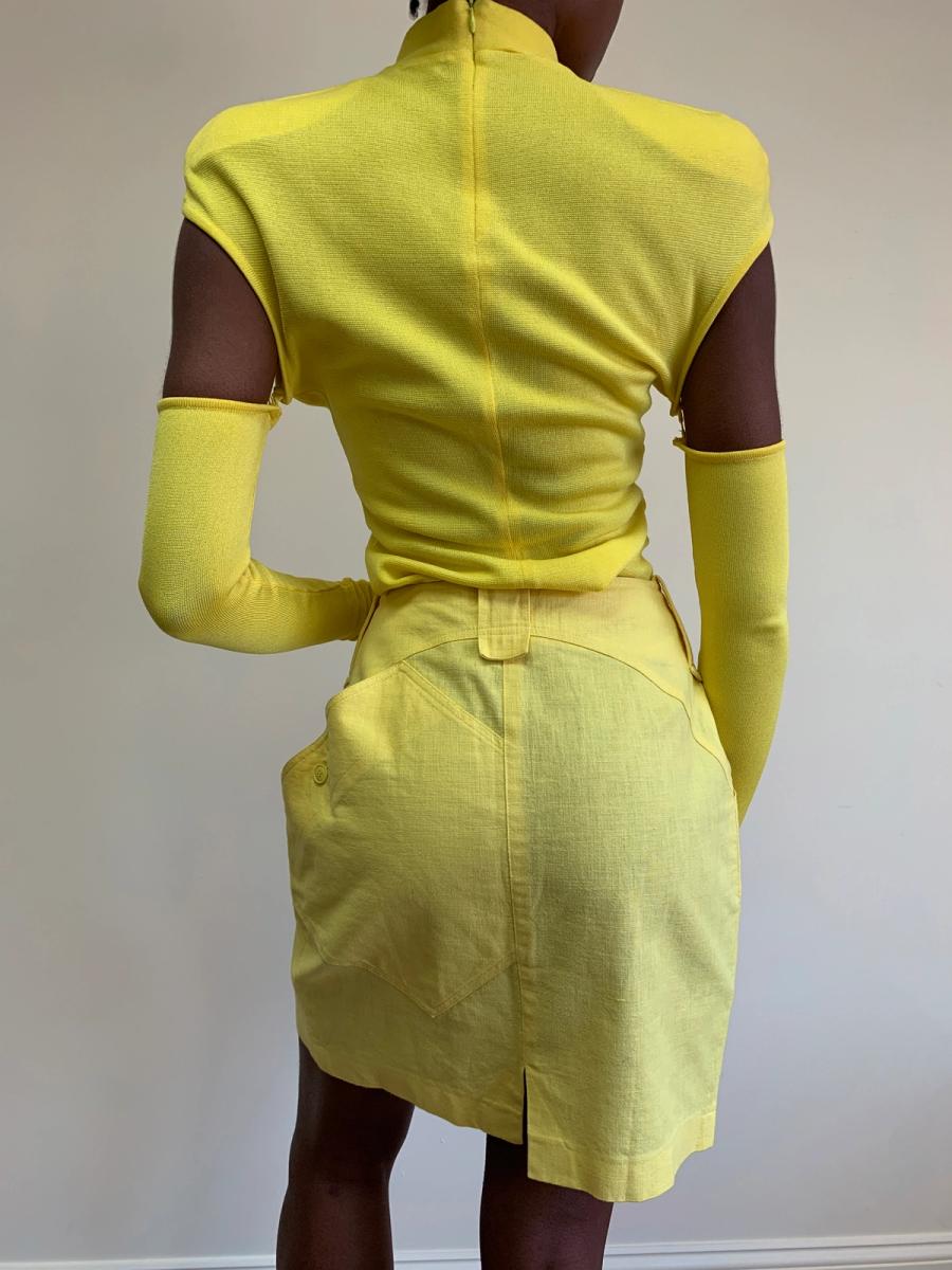 Claude Montana 80s Wiggle Skirt product image