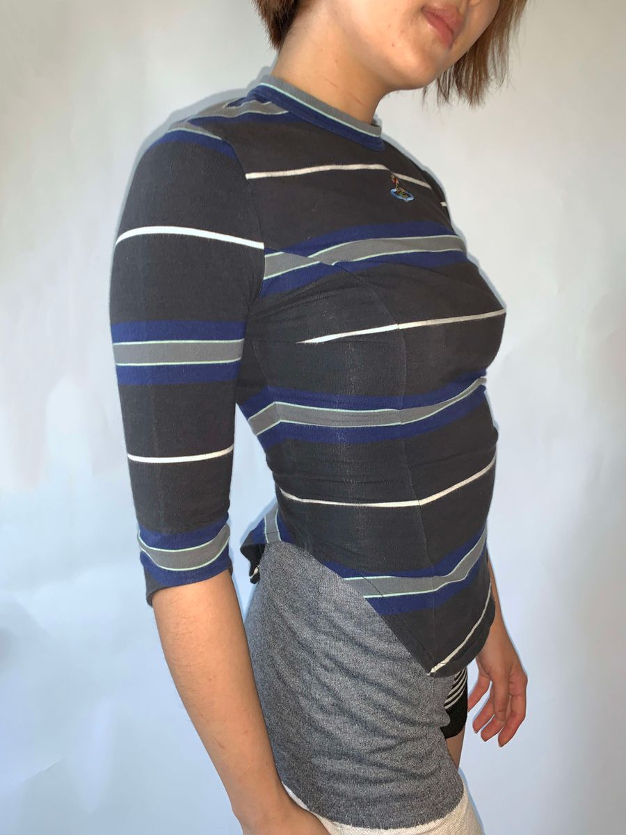 90s Vivienne Westwood Striped Orb Top product image