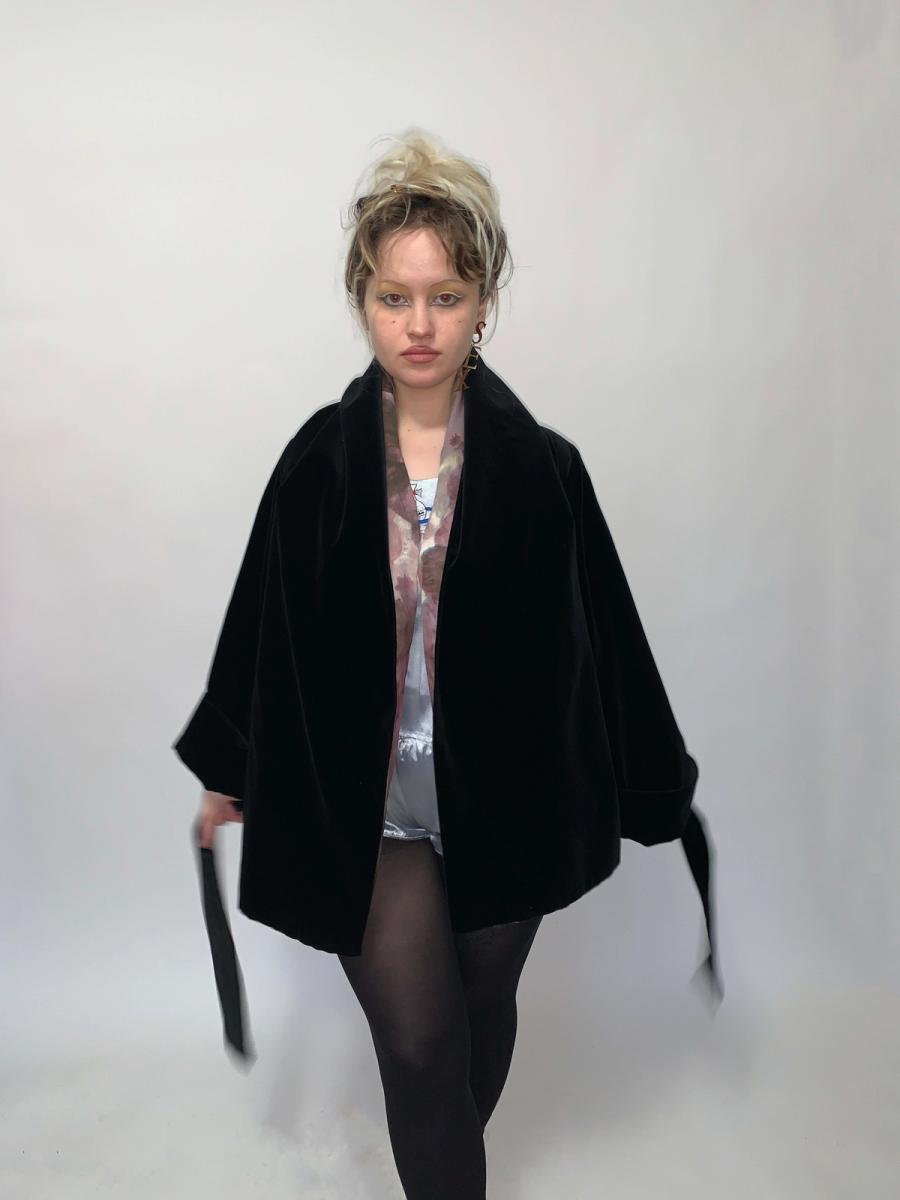 Vivienne Westwood AW 1991 Putti Print Velvet Robe product image