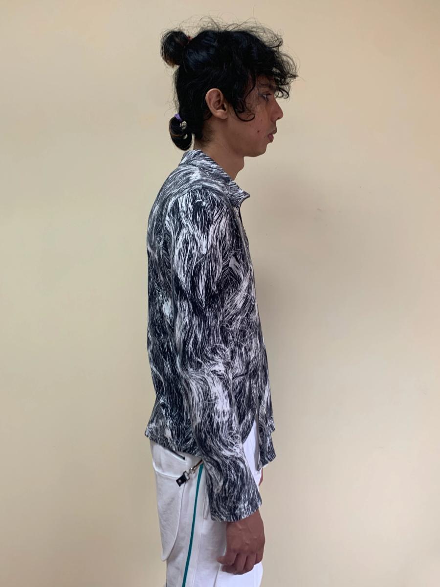 90s Anglomania Hair Print Shirt product image