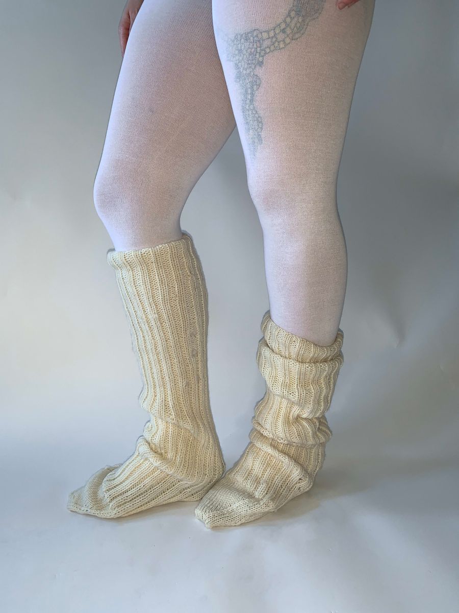 Antique Chunky Knit Socks product image