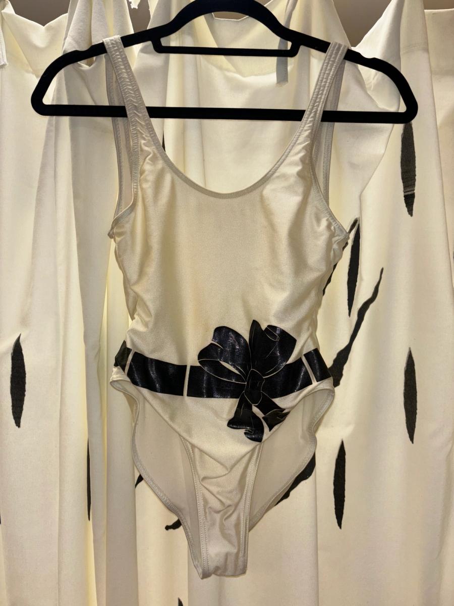 80s Chantal Thomass Bow Swimsuit product image