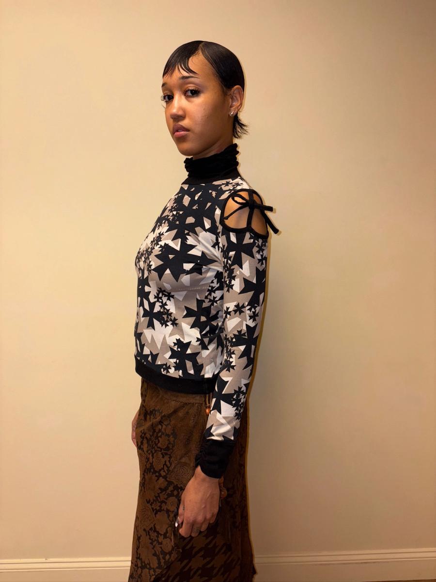 Fake London Genius Cutout Cross Top product image