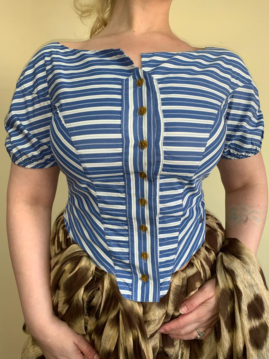 90s Vivienne Westwood Paneled Blouse product image