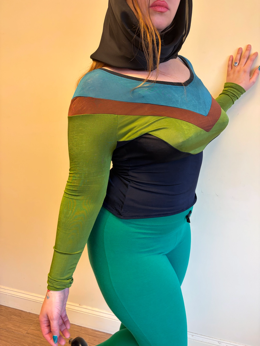 80s Junior Gaultier Chevron Jogging Top product image