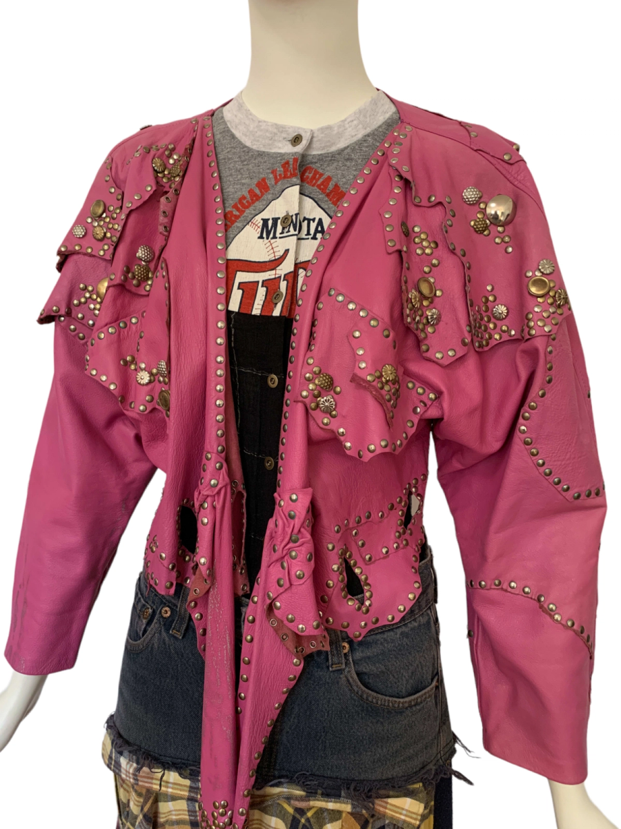 80s Studded Leather Jacket product image