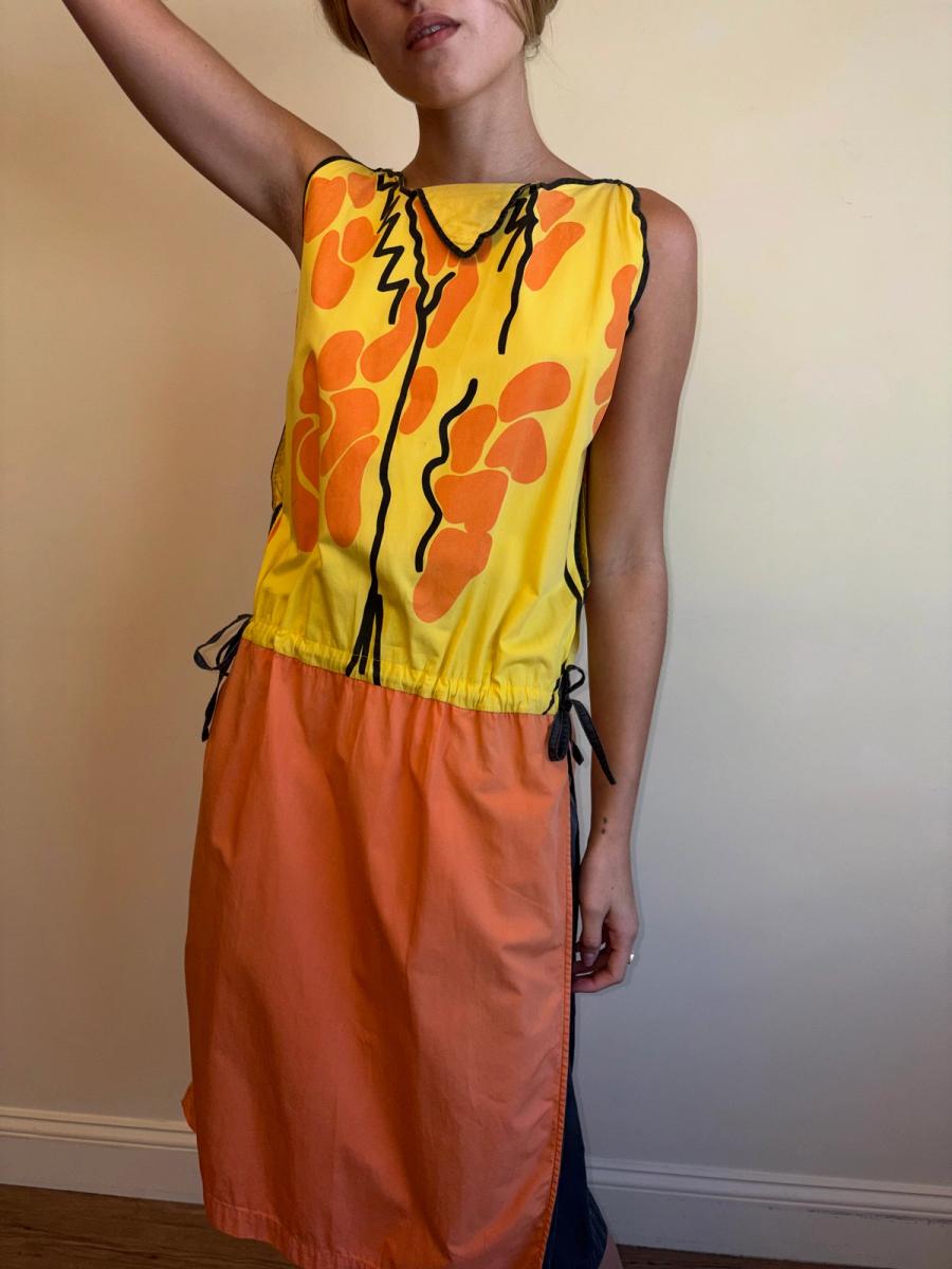80s Castelbajac Hand-Painted Dress product image