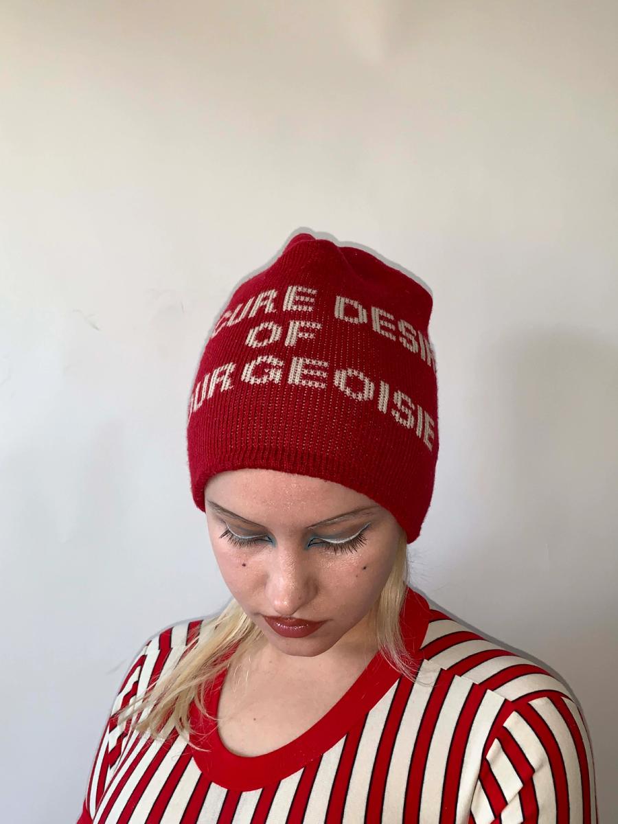 Obscure Desire of Bourgeoisie Knit Hat