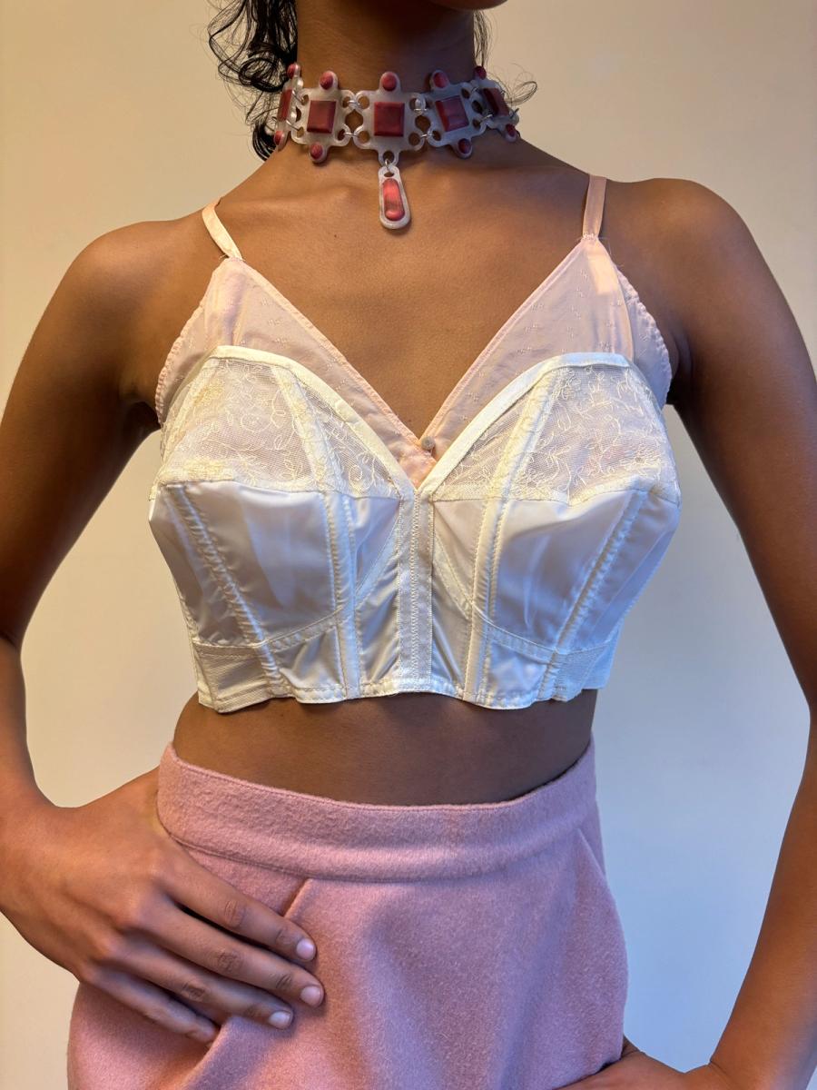 1950s Boned Strapless Bra product image
