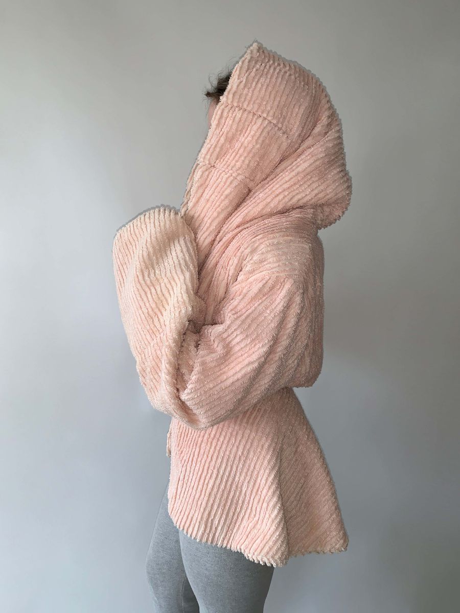 Norma Kamali Toweling Hooded Jacket product image