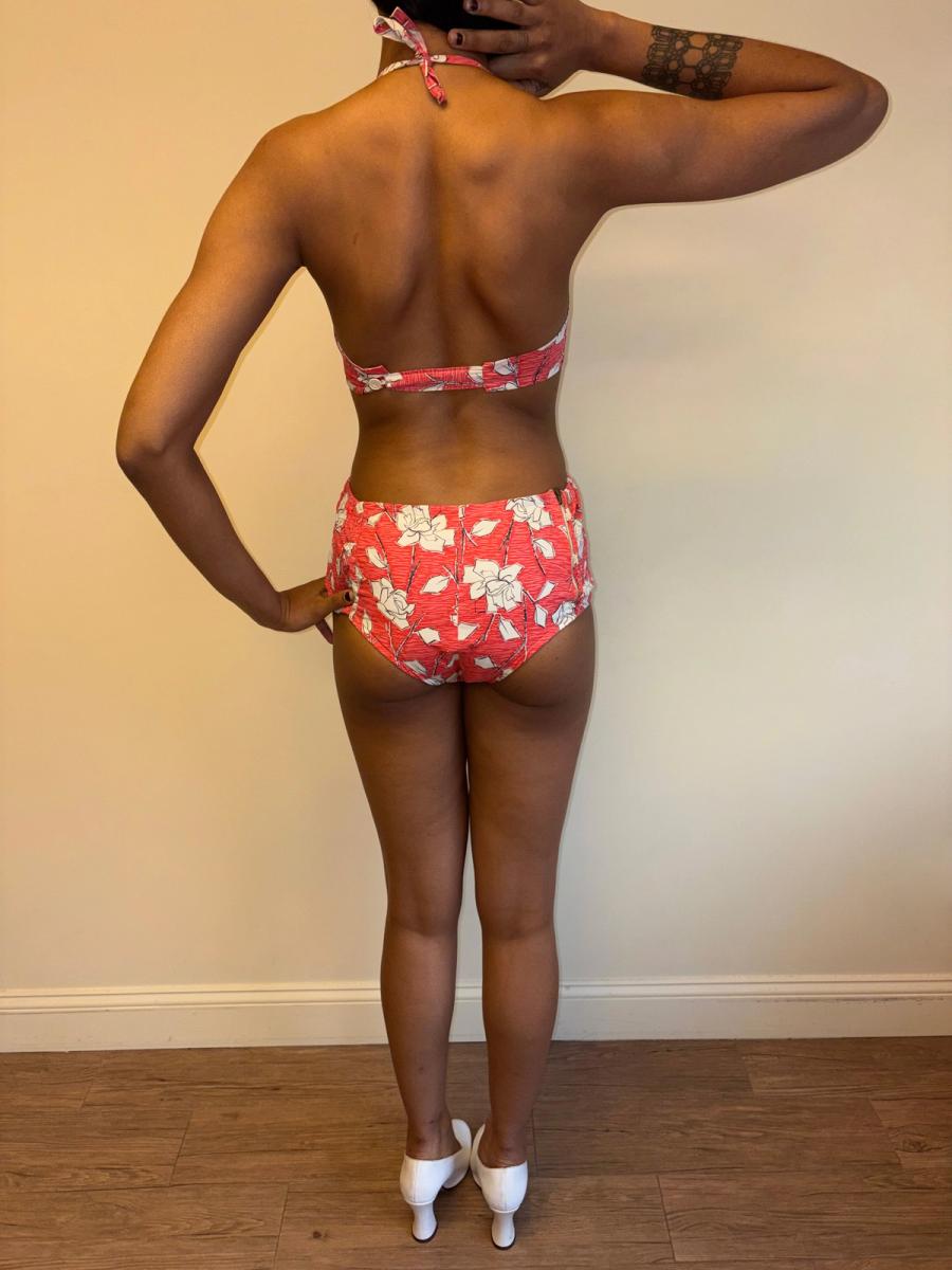 1950s Rose Print Bikini product image